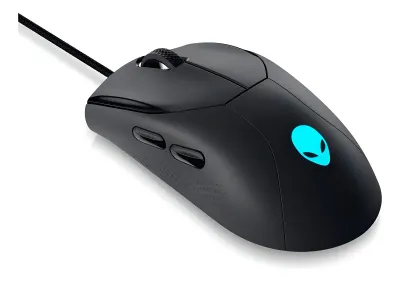 Mouse Gamer Alienware AW320M na cor preta